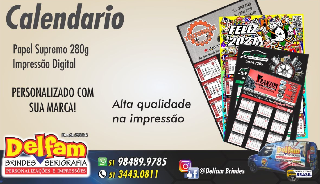 Calendário de Parede